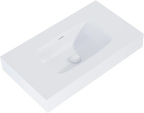 Elita Dimple mosdótál 80.6x46 cm négyszögletes fehér 168852