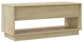 sonoma tölgy színű szerelt fa TV-szekrény 102x41x44 cm