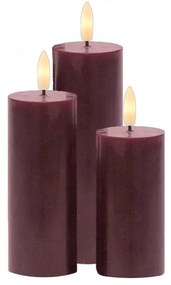 LED gyertya szett 3 db-os (magasság 15 cm) Sille – Sirius