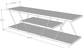 Nappali fal Essmie (fehér + fekete). 1088203