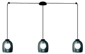 Zambelis 22146 - Csillár zsinóron 3xG9/5W/230V pók fekete