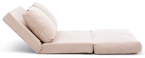 Krémszínű kinyitható kanapé 120 cm Taida – Balcab Home