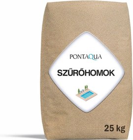 Kvarchomok homokszűrős vízforgatóhoz 0,4 - 0,8 mm, 25kg