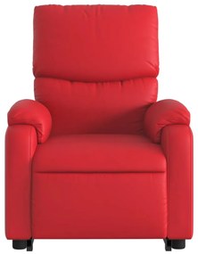 vidaXL piros műbőr dönthető masszázs- és állófotel