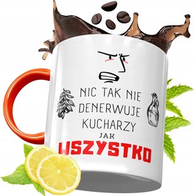 Narancssárga Bögre Szakácsnak Tökéletes Ajándék fényképes nyomtatással