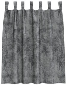 2 db gombfüles szürke függöny 140x140 cm