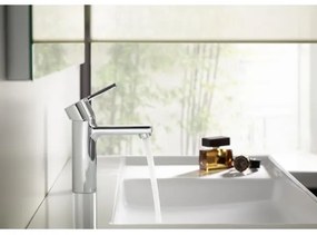 Roca A5A3296C00 - Mosdócsaptelep + NAIA leeresztő, 16,7 cm, fényes króm