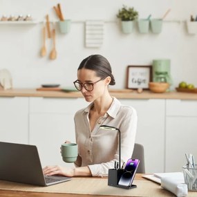 Rabalux 74232 - LED Dimmelhető asztali lámpa CERIE LED/4W/5V fekete