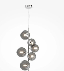 Maytoni glamour modern függeszték dallas króm füstös mymod545pl-06ch