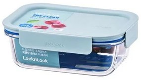 LOCKnLOCK Üveg doboz, téglalap alakú, CLEAR, 630ml, menta, 630 ml