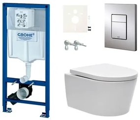 Grohe fali WC szett előtétfalas szereléshez + SAT Brevis WC SIKOGRSBR1S