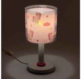 Dalber 41591N - LED gyereklámpa UNICORNS 1xG4/4W/230V rózsaszín
