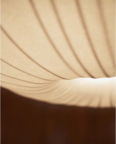 Fehér mennyezeti lámpa textil búrával ø 30 cm Somar – Kave Home