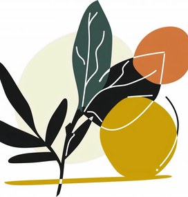 Poszter 20,5x28,4cm Elegáns Flóra