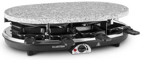 Klarstein Steaklette, raclette grill, 1500 W, gránitlappal, 8 személyre