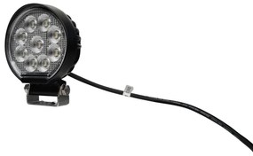 LED Autós spotlámpa BLACK LED/36W/10-30V IP69 5700K kerek