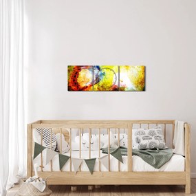 Kép - Kozmikus pillangó (órával) (90x30 cm)