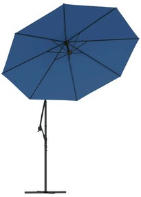 azúrkék konzolos napernyő csereponyva 300 cm