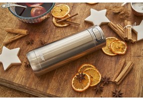 Contigo Luxe 470 ml rozgondos acél termosz, 470 ml