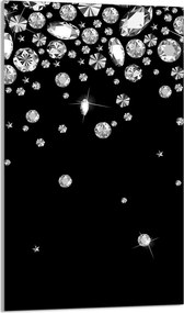 Üveg Vágódeszka 30x52 Gyémántok A Konyhába