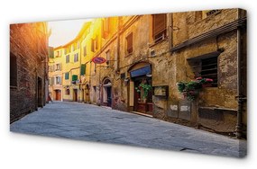 Canvas képek Olaszország Street épületek 100x50 cm