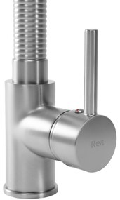 Konyhai csaptelep Rea Spring Nickel Brush INOX