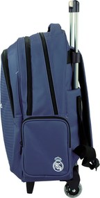 Real Madrid Blue gurulós iskolatáska, táska 46 cm