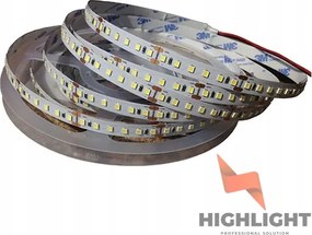 5m Led szalag Hideg fehér 24V 12W 120led/m 2835 Professzionális 6000K Mono