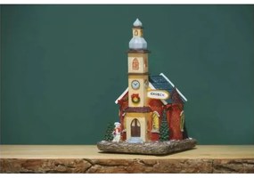 LED Karácsonyi dekoráció LED/3xAA templom