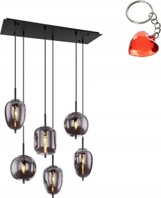 Függő lámpa Blacky 15345-6 Globo