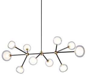TOOY 552-10-C2-C41-CLEAR NABILA Modern Függesztett Lámpa G9 IP20