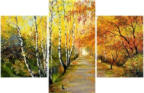 Kép - Egy romantikus sugárút a víz mentén. (90x60 cm)