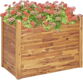 vidaXL tömör akácfa kerti magaságyás 110 x 60 x 84 cm