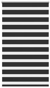 vidaXL Zebra roló 100 x 175 cm Fekete