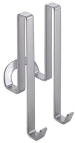 Ezüstszínű függő acél akasztó Luxy – Metaltex