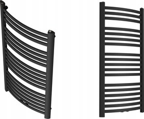 Mei-m 1550/670 FĂŒrdĆszobai RadiĂĄtor, Fekete SzĂnƱ, StrukturĂĄlt