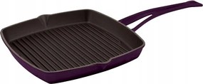 Lava Metal Öntöttvas grillserpenyő 26x26 cm világoslila