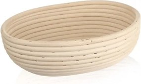 Rattan természetes fűzfavessző kosár, 28 x 22 cm - Orion