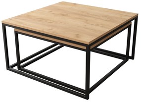 Tolóajtó 90 cm Sharlene Y (szonoma tölgy + matt fehér + fekete). 1054390