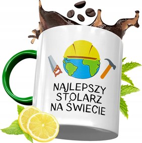 Zöld Bögre Asztalosnak Születésnapra Ajándék fényképes nyomtatással