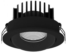 NOVALUCE-9232118 BLADE Fekete Színű Kültéri Mennyezetbe Építhető Lámpa LED 12W IP65