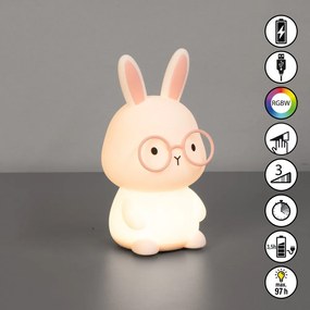 Világos rózsaszín gyerek éjjelilámpa Josie – Fischer &amp; Honsel