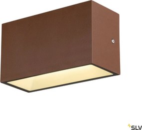 SLV 1005154 SITRA Modern Kültéri Fali Lámpa Rozsdás LED IP44