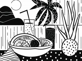 Poszter 40x30cm Trópusi játék