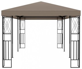 tópszínű szövetpavilon 6 x 3 m