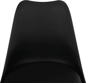 Szék, fekete/bükk, BALI 2 NEW