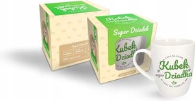 Ajándék bögre nagypapának dobozban Szuper nagypapa 300 ml