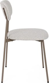 Világosbarna kárpitozott étkezőszék Inka – Yes Everyday