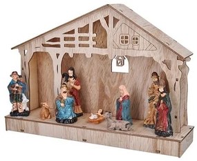 Solight 1V259 - LED karácsonyi dekoráció LED/2xAA betlém