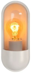 Lucide 29897/01/31 - Kültéri fali lámpa CAPSULE 1xE27/15W/230V IP54